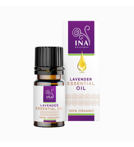 Organický esenciálny levanduľový olej - 10 ml - INA Essentials