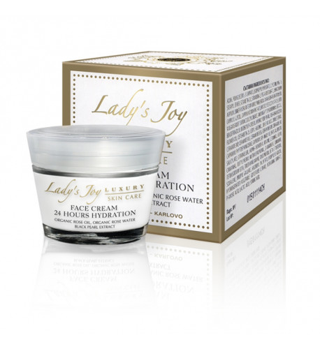 LADY’S JOY LUXURY pleťový krém 24-hodinová hydratácia 50 ml - Bulgarian Rose Karlovo LADY’S JOY LUXURY pleťový krém 24-hodinová hydratácia 50 ml - Bulgarian Rose Karlovo