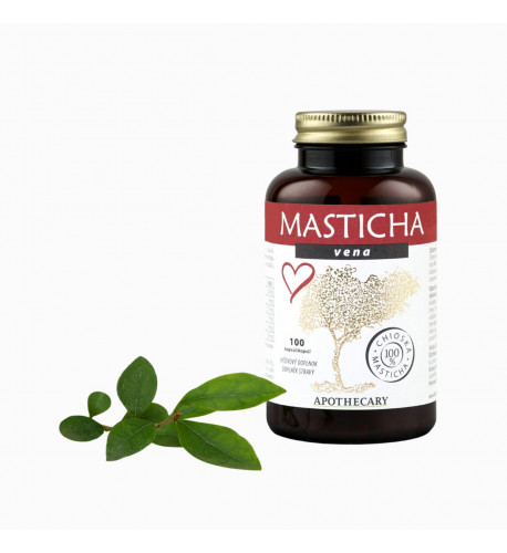 Masticha Terapia Masticha Vena pri problémoch s vysokým tlakom a cholesterolom - 100 tabliet