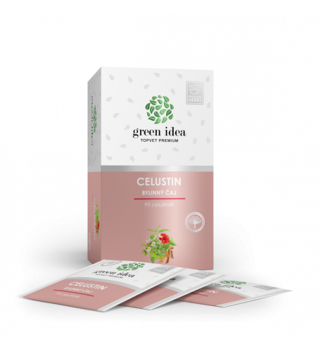 Herbex Celustin – bylinný čaj 20 vrecúšok – Green idea