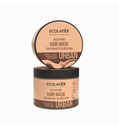 Regeneračná maska na poškodené a farbené vlasy - 380 ml - Ecolatier