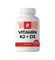 Vitamín K2 100μg + D3 3000IU - 110 tabliet - Dr. Fleming Vitamín K2 100μg + D3 3000IU - 110 tabliet - Dr. Fleming