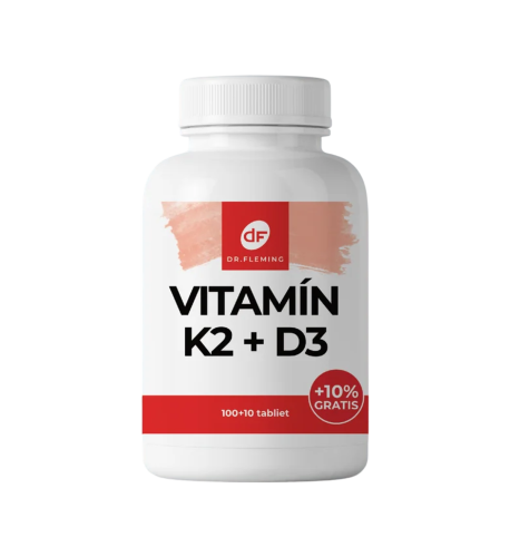 Vitamín K2 100μg + D3 3000IU - 110 tabliet - Dr. Fleming
