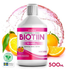 Biotín 10 000 mikrogramov 500 ml - Vitateka