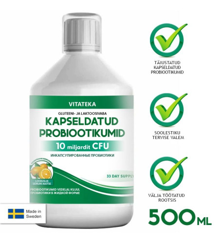 Probiotiká s prírodnou citrónovou príchuťou - 500 ml - Vitateka