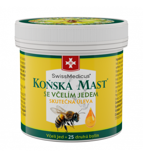 SwissMedicus Konská masť so včelím jedom 150 ml - Swiss Medicus