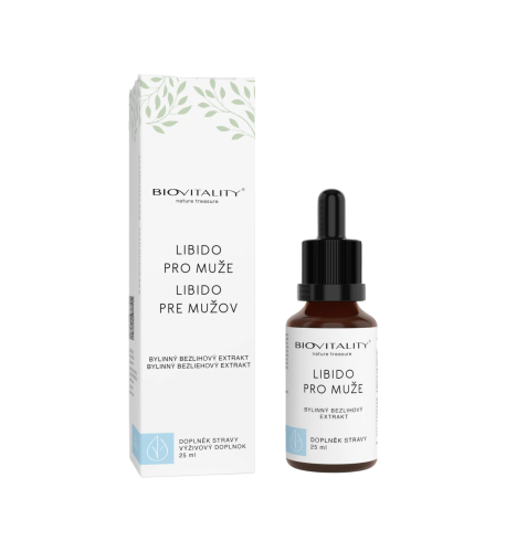 Libido pre mužov – bezalkoholová tinktúra – kvapky 25 ml – Green idea