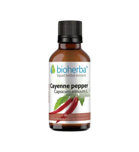 Paprika - tinktúra kvapky - 50 ml - Bioherba