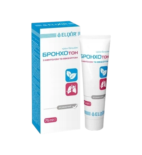 Krém – balzam Bronchoton s mentolom a eukalyptom - Elixir - 75ml Krém – balzam Bronchoton s mentolom a eukalyptom - Elixir - 75ml