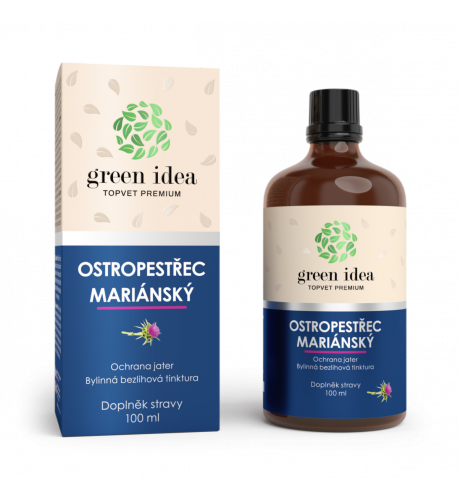 Pestrec mariánsky - bezliehová tinktúra 100 ml - Green idea