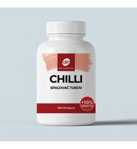 Chilli Spaľovač tukov - 110 kapsúl - Dr. Fleming