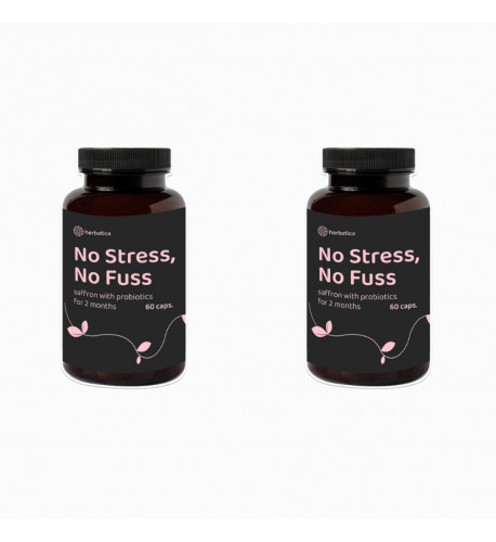 Zvýhodnený set: 2 x Bez stresu a starostí - šafran s probiotikami - 60 kapsúl