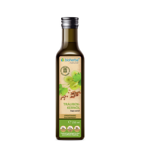 Hroznový olej lisovaný za studena - 250 ml - Bioherba
