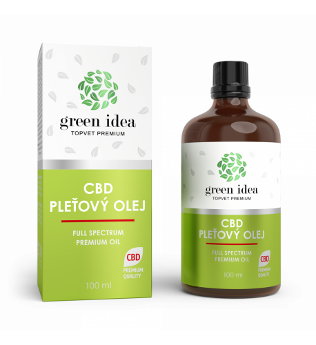CBD pleťový olej 100 ml - Green idea