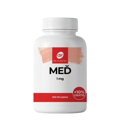 Meď 1 mg - 110 tabliet - Dr. Fleming Meď 1 mg - 110 tabliet - Dr. Fleming