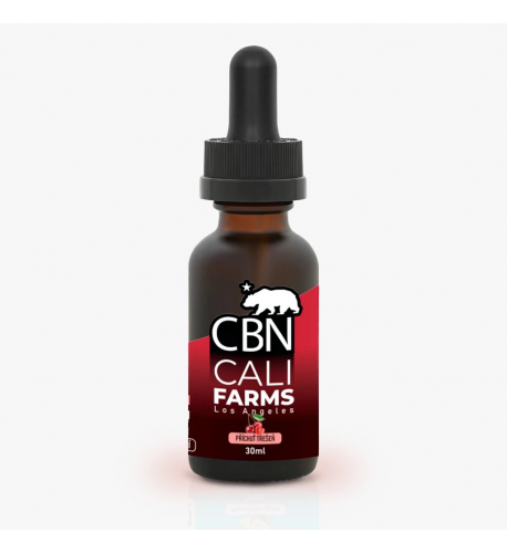 CBD & CBN Olej (2000 mg CBD + 500 mg CBN) - Čerešňa 30 ml - CaliFarms