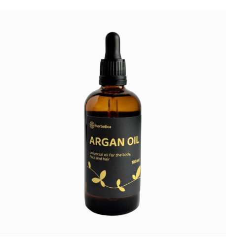 Arganový olej 100% BIO prírodný, za studena lisovaný  Objem: 100 ml