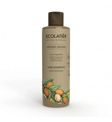Šampón na vlasy hĺbkovo vyživujúci Organic Argana - 250 ml - Ecolatier