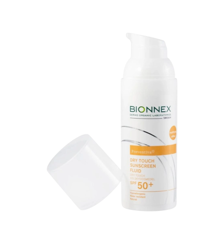 Ochranný krém na opaľovanie Suchý dotyk SPF 50+, 50 ml - Bionnex