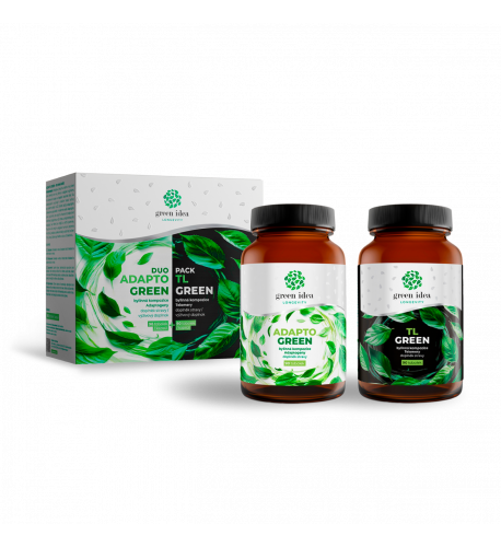 LONGEVITY DUOPACK - ADAPTO GREEN + TL GREEN - 180 kapsúl - Green idea