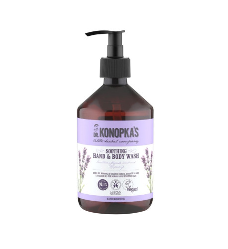 Upokojujúci umývací gél na ruky a telo - 500 ml - Dr. Konopka's