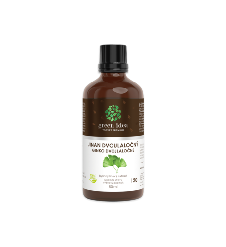 Ginkgo tinktúra – kvapky 50 ml – Green idea
