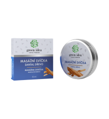 Masážna sviečka – santalové drevo 30 ml – Green idea Masážna sviečka – santalové drevo 30 ml – Green idea