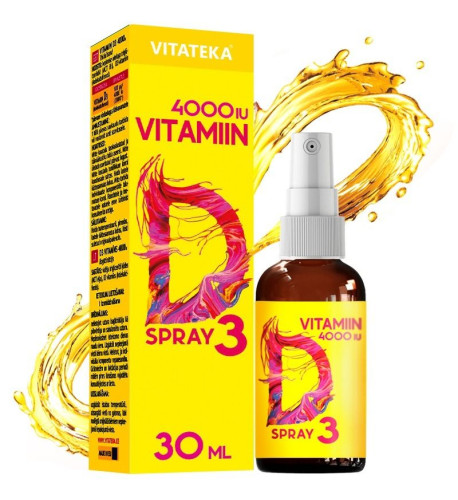 Vitamín D3 v spreji 4000 IU – 30 ml – Vitateka