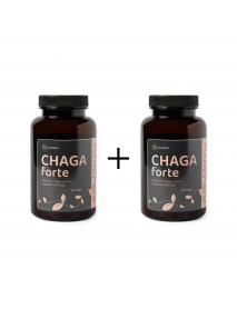 Zvýhodnený set: 2 x Čaga sibírska FORTE - 60 vegánskych kapsúl (600mg/ kapsula) -