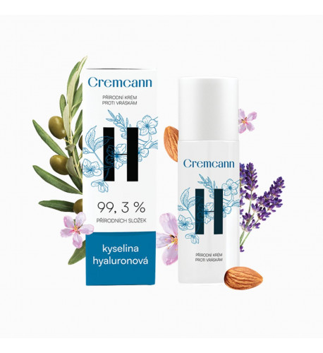 CREMCANN pleťový krém proti vráskam s kyselinou hyalurónovu - 50 ml - Annabis