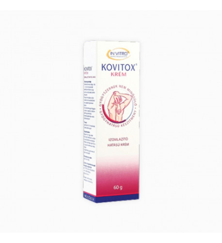 IN VITRO Kovitox krém - úľava pre stuhnuté svaly a namáhané kĺby - 60 g - InVitro