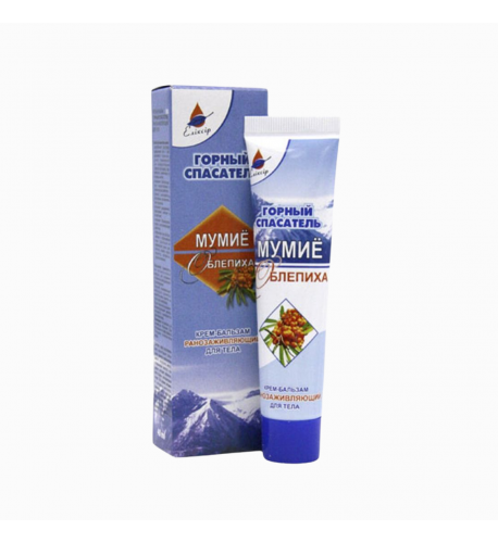 Krémový balzám na telo s mumiom - Mountain Rescuer - Elixir - 40 ml