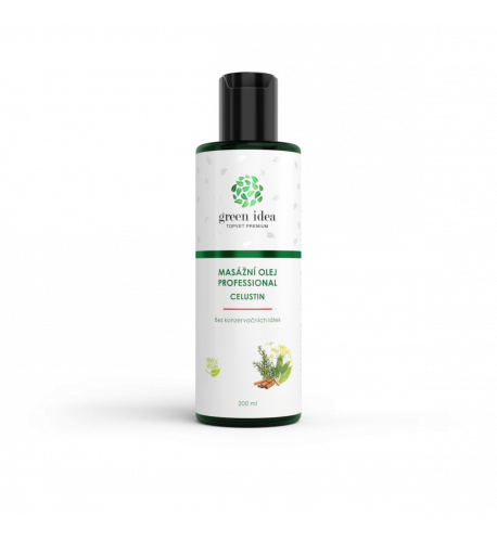 Celustin masážny olej 200 ml - Green idea