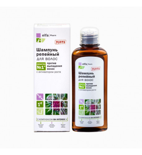 Lopúchový šampón na vlasy proti vypadávaniu - 200 ml - Elfa Pharm