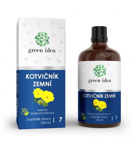 Kotvičník zemný - bezliehová tinktúra 100 ml - Green idea Kotvičník zemný - bezliehová tinktúra 100 ml - Green idea