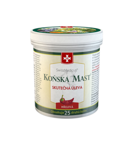 Konská masť hrejivá 250 ml – SwissMedicus