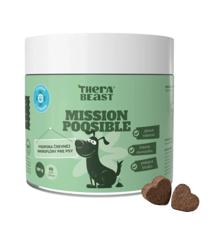 Mission Poosible – probiotiká a prebiotiká pre psov – 60 ks – Therabeast