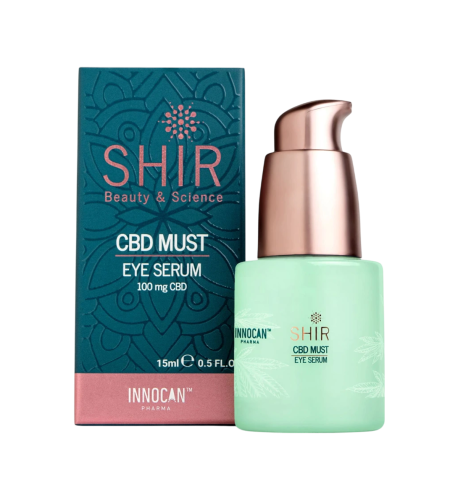 CBD očné sérum proti opuchom, tmavým kruhom a vráskam 15 ml - SHIR Beauty & Science CBD očné sérum proti opuchom, tmavým kruhom a vráskam 15 ml - SHIR Beauty & Science