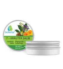 7-bylinná masť na nohy s pagaštanom a orechom - 30 ml - Bioherba 7-bylinná masť na nohy s pagaštanom a orechom - 30 ml - Bioherba