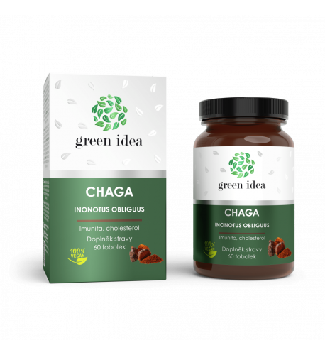 Chaga - 60 kapsúl - Green idea
