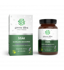 Šišiak bajkalský - bylinný extrakt - 60 kapsúl - Green idea