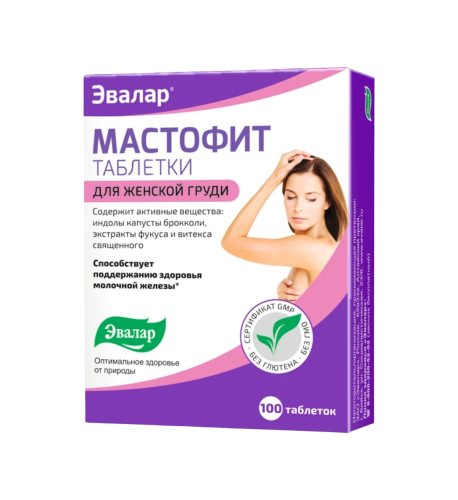 Mastofit - Evalar - 100 tabliet/ 0,2g Mastofit - Evalar - 100 tabliet/ 0,2g