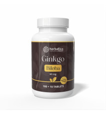 Ginkgo biloba 60 mg - 110 tabliet Ginkgo biloba 60 mg - 110 tabliet
