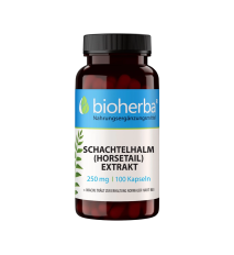 Extrakt z prasličky (Horsetail) 250 mg – 100 kapsúl – Bioherba