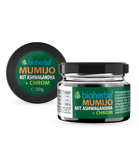 Mumio extrakt Shilajit s Ashwagandhou - 20 g - Bioherba