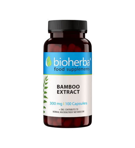 Bambusový extrakt 300 mg – 100 kapsúl – Bioherba