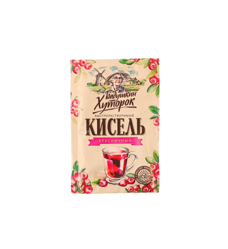 Brusnicový kisiel v prášku (kľukva) - 30 g - Hutorok Brusnicový kisiel v prášku (kľukva) - 30 g - Hutorok