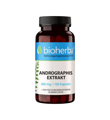 Andrographis extrakt 360 mg - 100 kapsúl - Bioherba