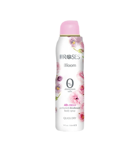 ROSES BLOOM Parfumovaný dezodorant s jemnou a očarujúcou vôňou 150 ml - NATURE OF AGIVA ROSES BLOOM Parfumovaný dezodorant s jemnou a očarujúcou vôňou 150 ml - NATURE OF AGIVA