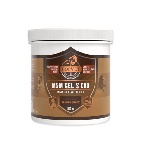 MSM gél s CBD – 500 ml – Green idea
